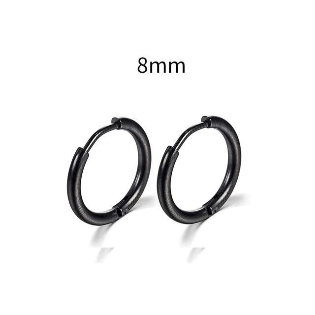 2025 New Simple Stainless Steel Gold Small Earrings Cartilage Ear Piercing Jewelry - Image 11