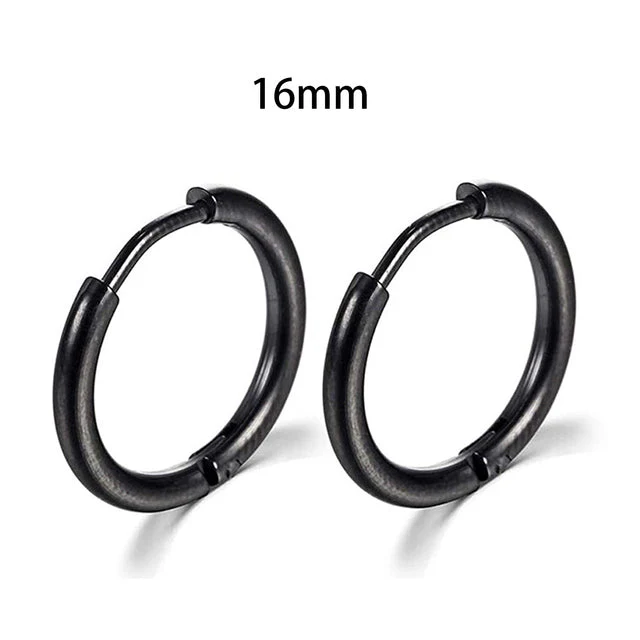2025 New Simple Stainless Steel Gold Small Earrings Cartilage Ear Piercing Jewelry - Image 12
