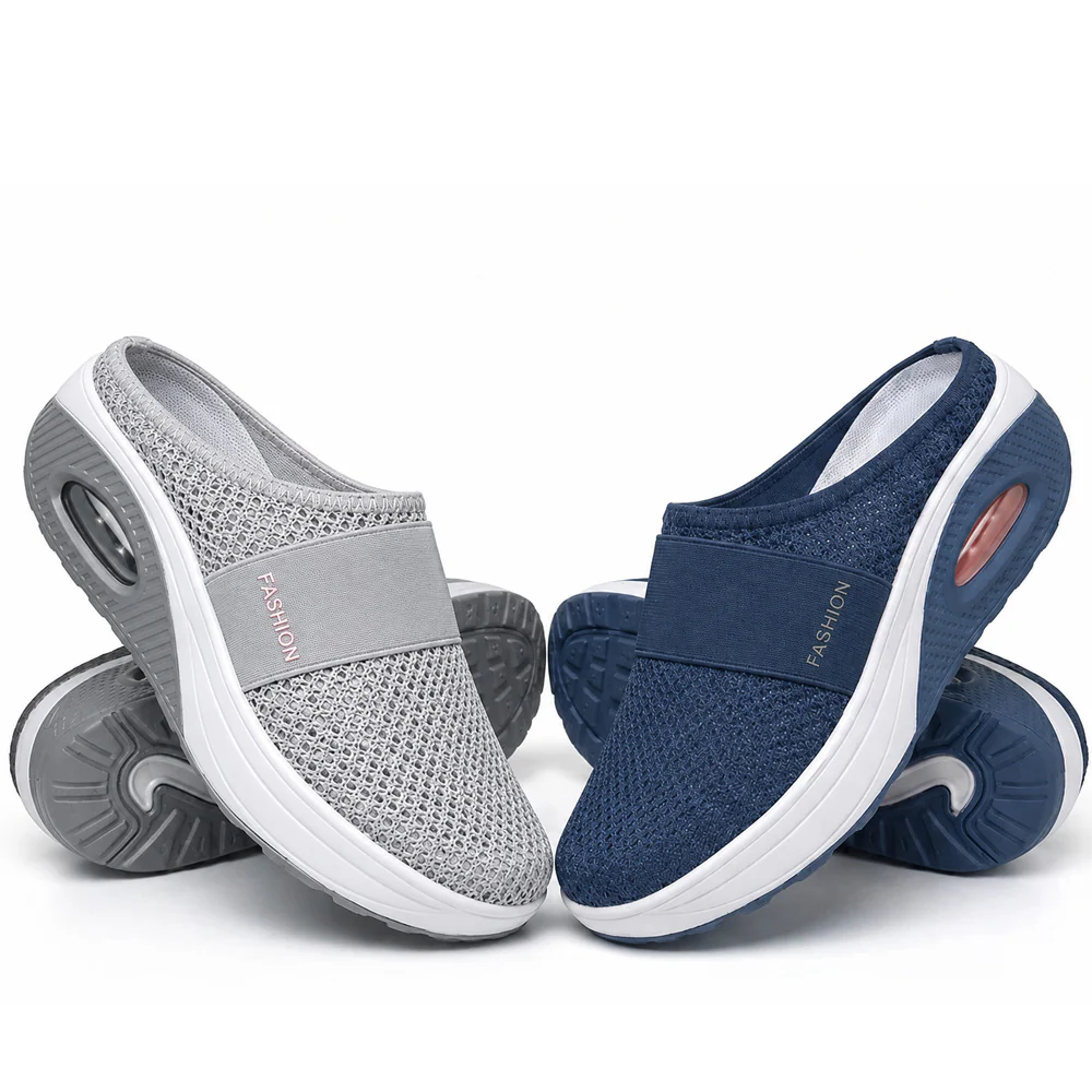 NEW Diabetic Air-Cushion Slip-On Walking Shoes, Orthopedic Diabetic Slippers, with Arch-Support for Women - Image 13