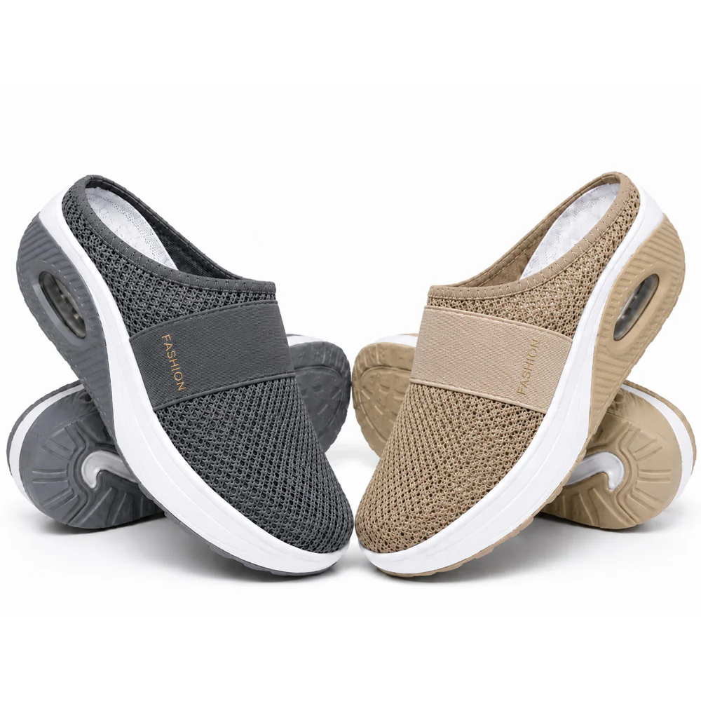 NEW Diabetic Air-Cushion Slip-On Walking Shoes, Orthopedic Diabetic Slippers, with Arch-Support for Women - Image 18