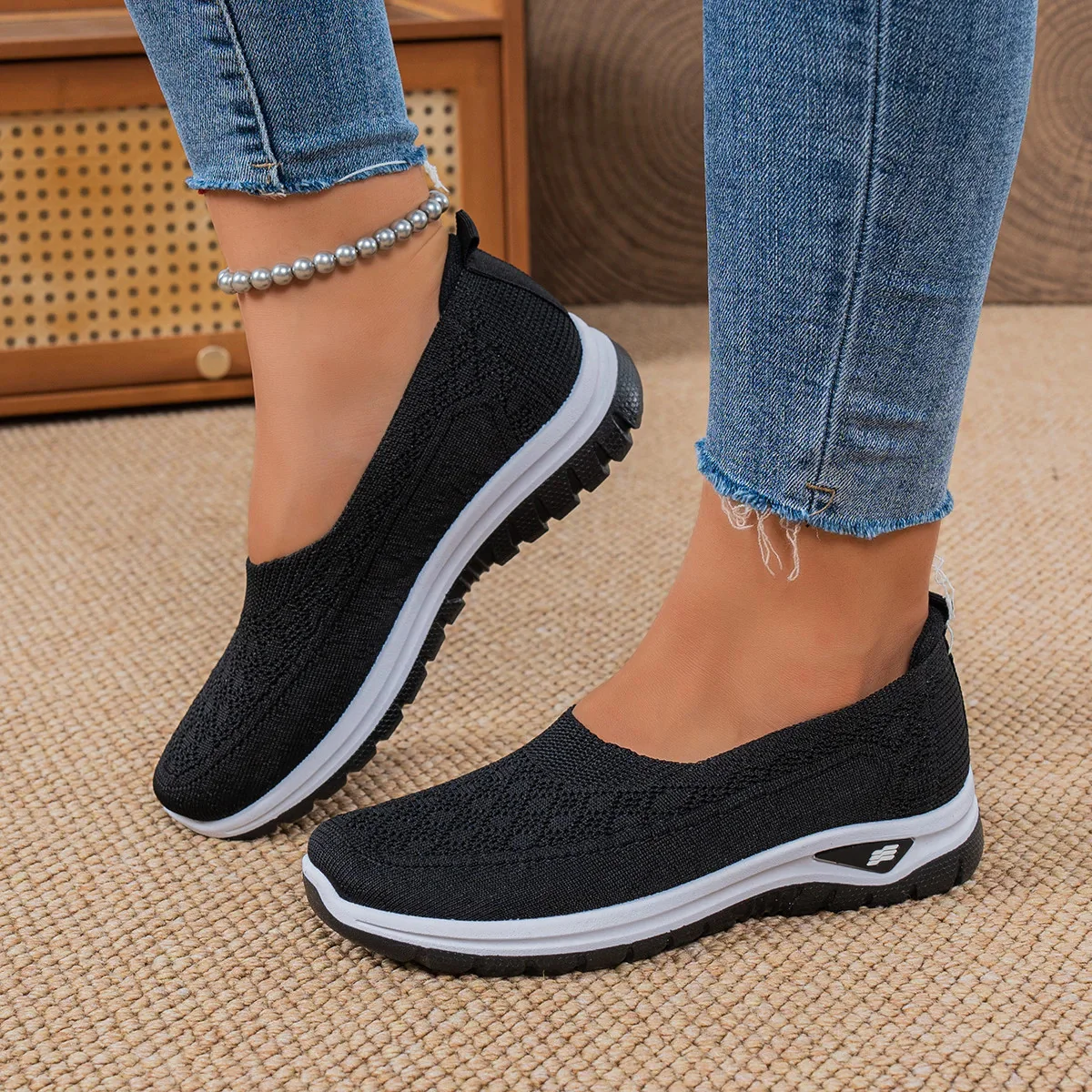 đ„Best Seller-Last Day Sale 60% OFFđ„Womenâs Comfort Knit Slip-On Walking Shoes - Image 4