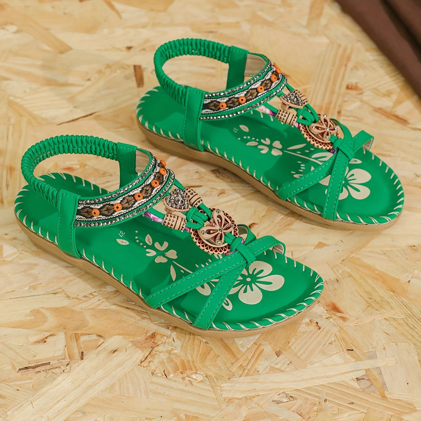 โญ๐ Summer Sale โญ Women's Fashion Bohemian Open-Toe Rhinestone Sandals - Image 11