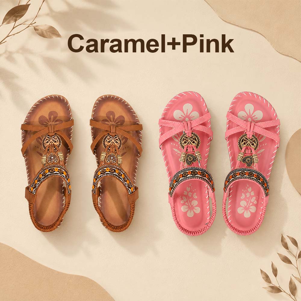 โญ๐ Summer Sale โญ Women's Fashion Bohemian Open-Toe Rhinestone Sandals - Image 23