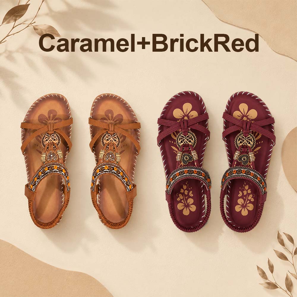 โญ๐ Summer Sale โญ Women's Fashion Bohemian Open-Toe Rhinestone Sandals - Image 24