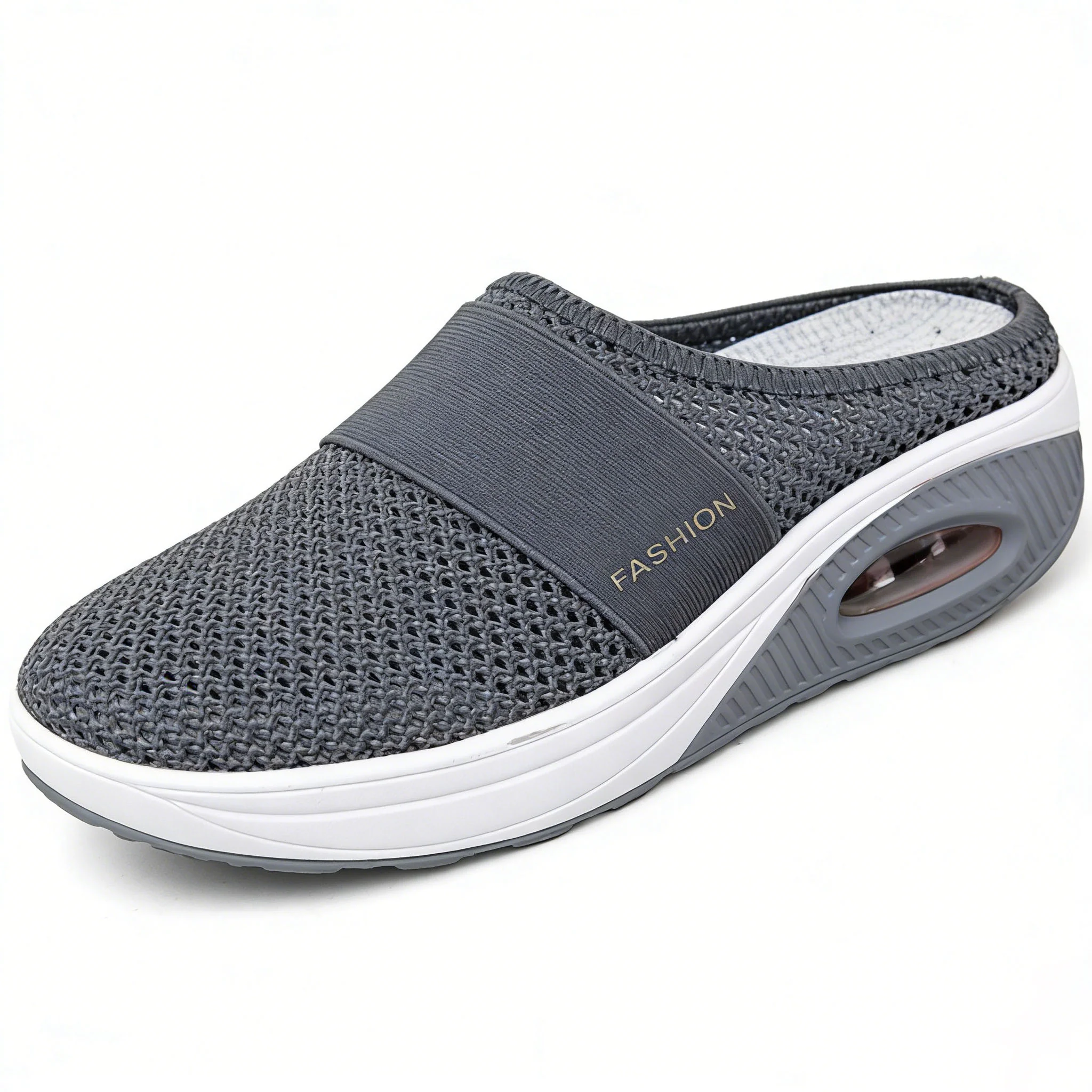 🔥Free shipping-BQODQO® Diabetic Air-Cushion Slip-On Walking Shoes, Orthopedic Diabetic Slippers, with Arch-Support for Women - Image 2
