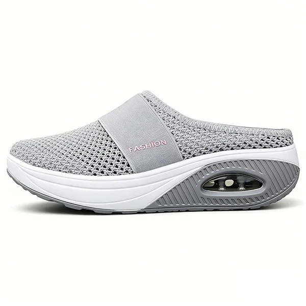 🔥Free shipping-BQODQO® Diabetic Air-Cushion Slip-On Walking Shoes, Orthopedic Diabetic Slippers, with Arch-Support for Women - Image 3