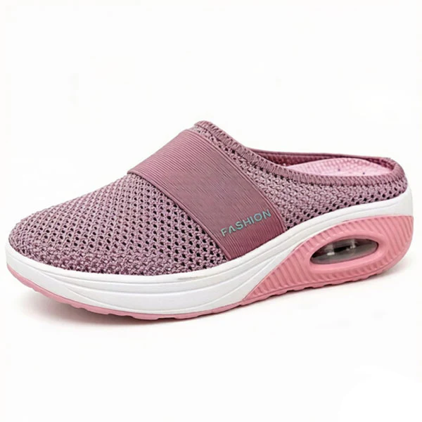🔥Free shipping-BQODQO® Diabetic Air-Cushion Slip-On Walking Shoes, Orthopedic Diabetic Slippers, with Arch-Support for Women - Image 4