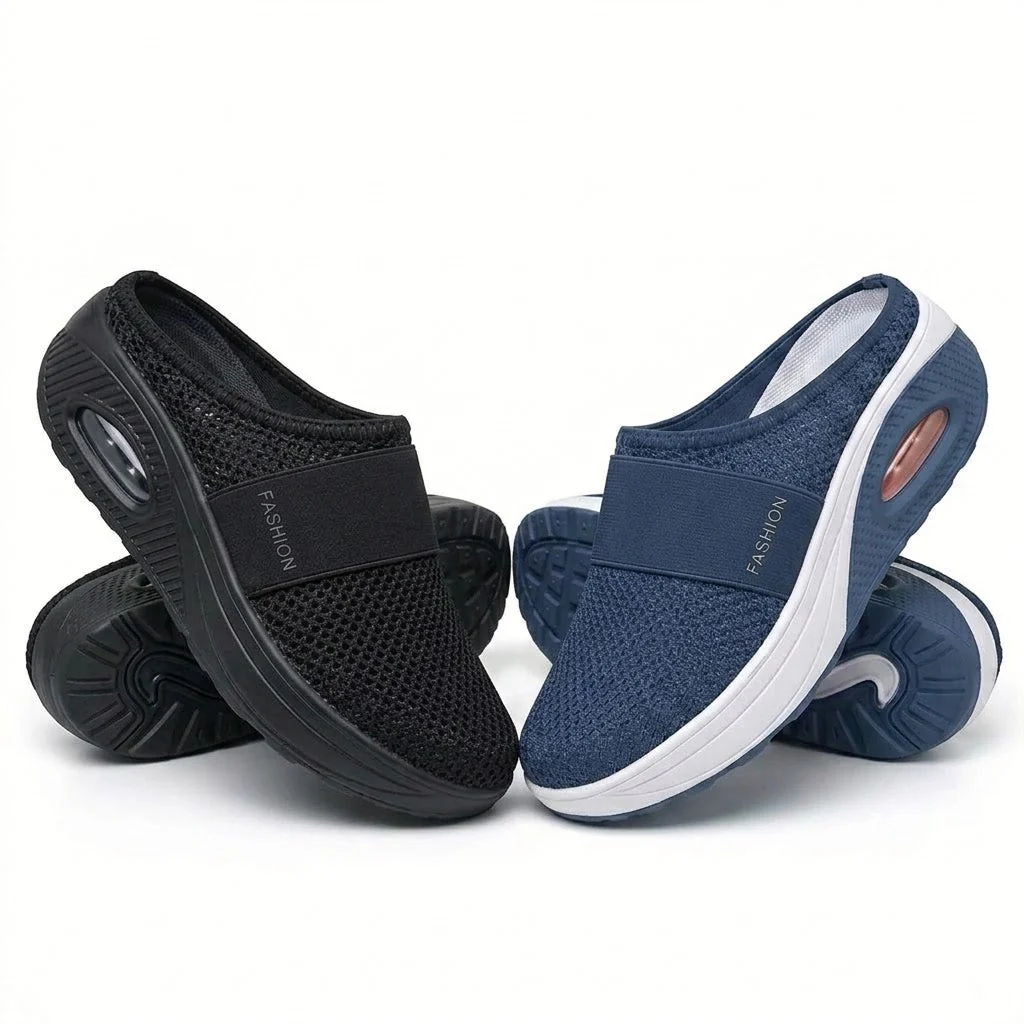 ✨ LAST DAY SALE-80% OFF ✨ BQODQO® Diabetic Air-Cushion Slip-On Walking Shoes, Orthopedic Diabetic Slippers, with Arch-Support for Women - Image 11