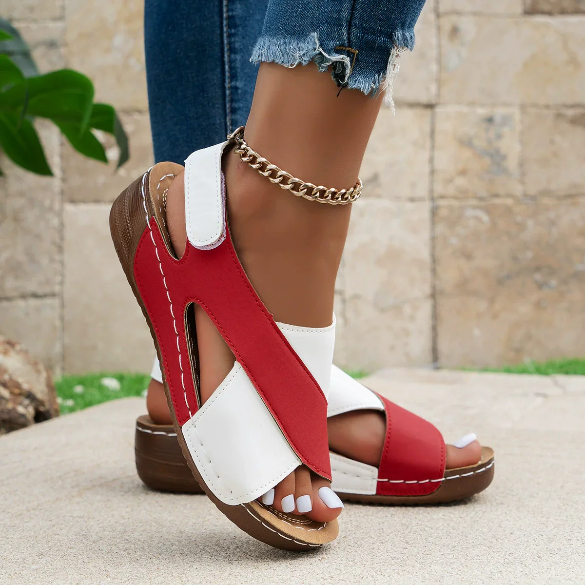 🔥Super Comfortable Slant Heel Orthopedic Sandals for Women🏖️ - Image 2