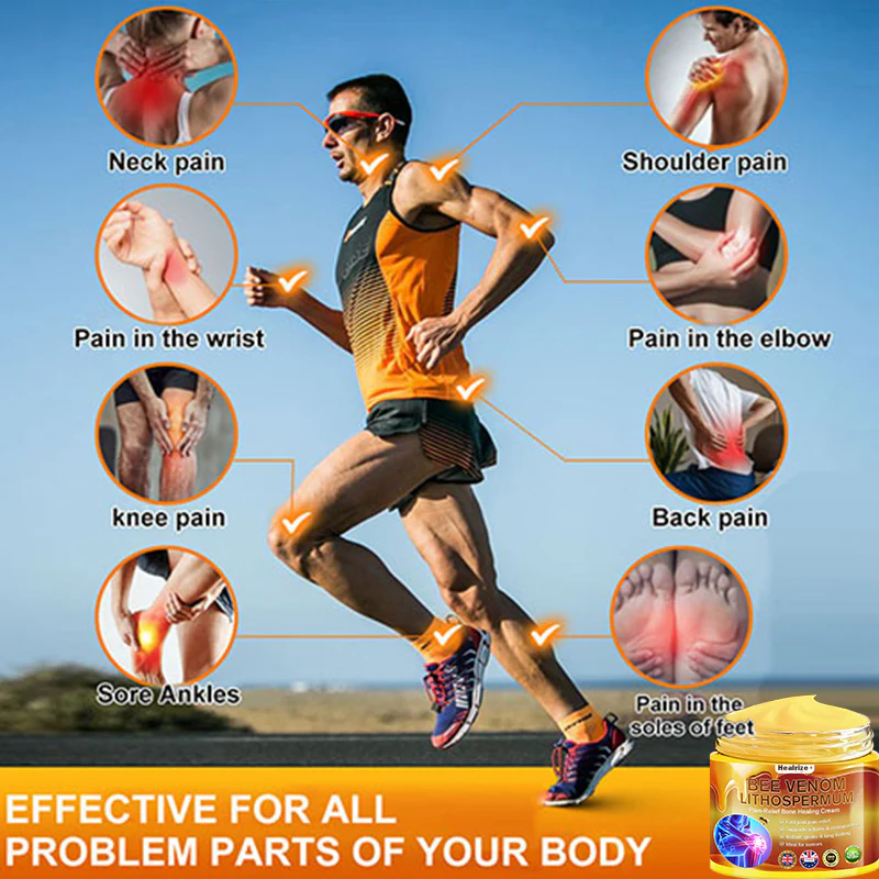 Official Only Store🇬🇧Healrize®🔥 BEE VENOM LITHOSPERMUM Pain-Relief Bone Healing Cream 👑👑(Specially for older adults) - Image 12