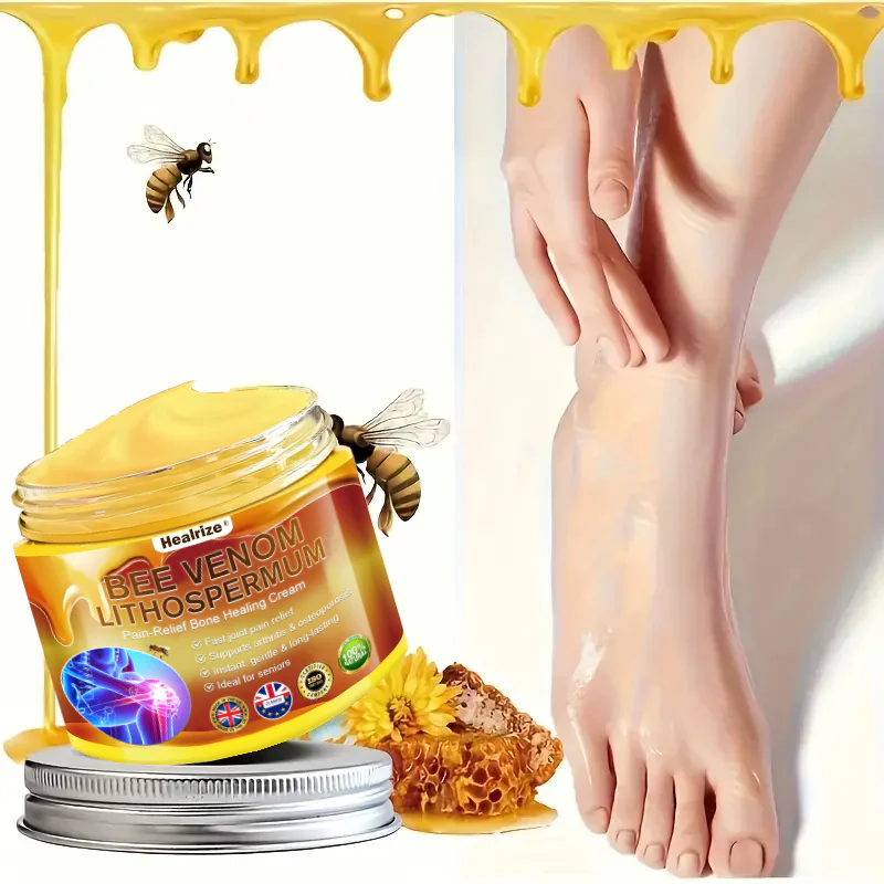 Official Only Store🇬🇧Healrize®🔥 BEE VENOM LITHOSPERMUM Pain-Relief Bone Healing Cream 👑👑(Specially for older adults) - Image 9