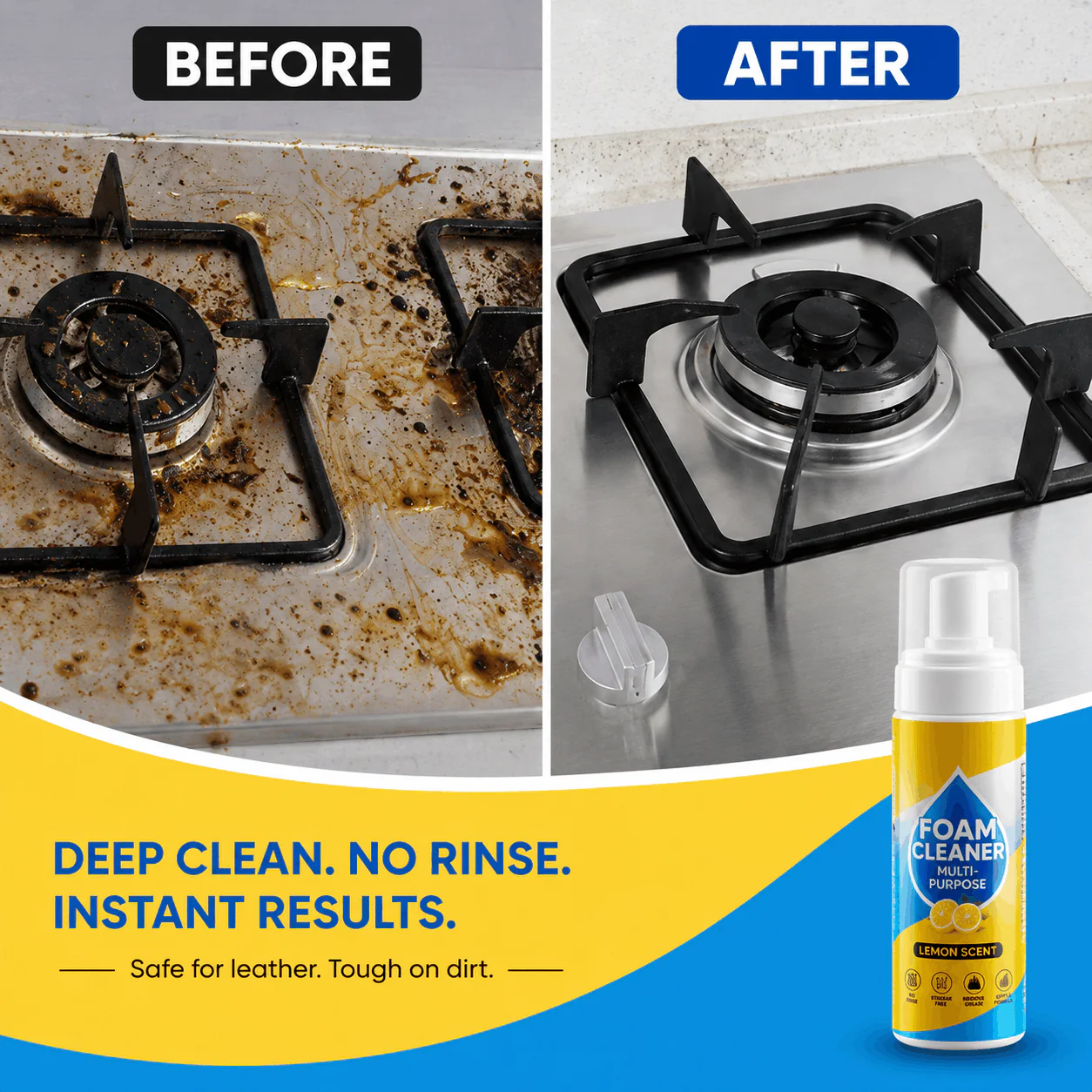 🔥Last Day 60% OFF - Foam No-Rinse Cleaner — Spray, Wipe & Done - Image 2