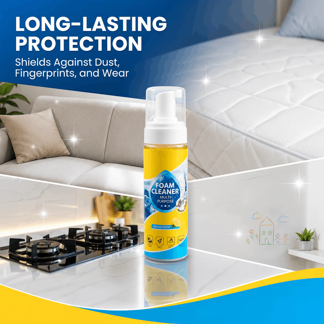 🔥Last Day 60% OFF - Foam No-Rinse Cleaner — Spray, Wipe & Done - Image 7
