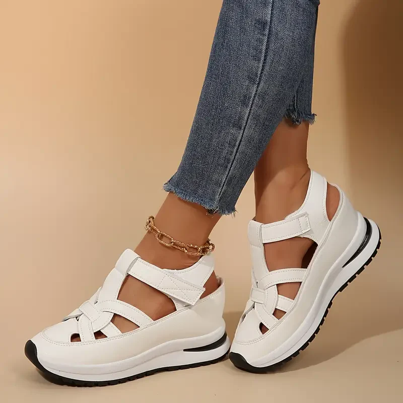 Women’s Soft Adjustable Sandals – Hook & Loop, Comfort Fit for Wide & Narrow Feet - Image 14