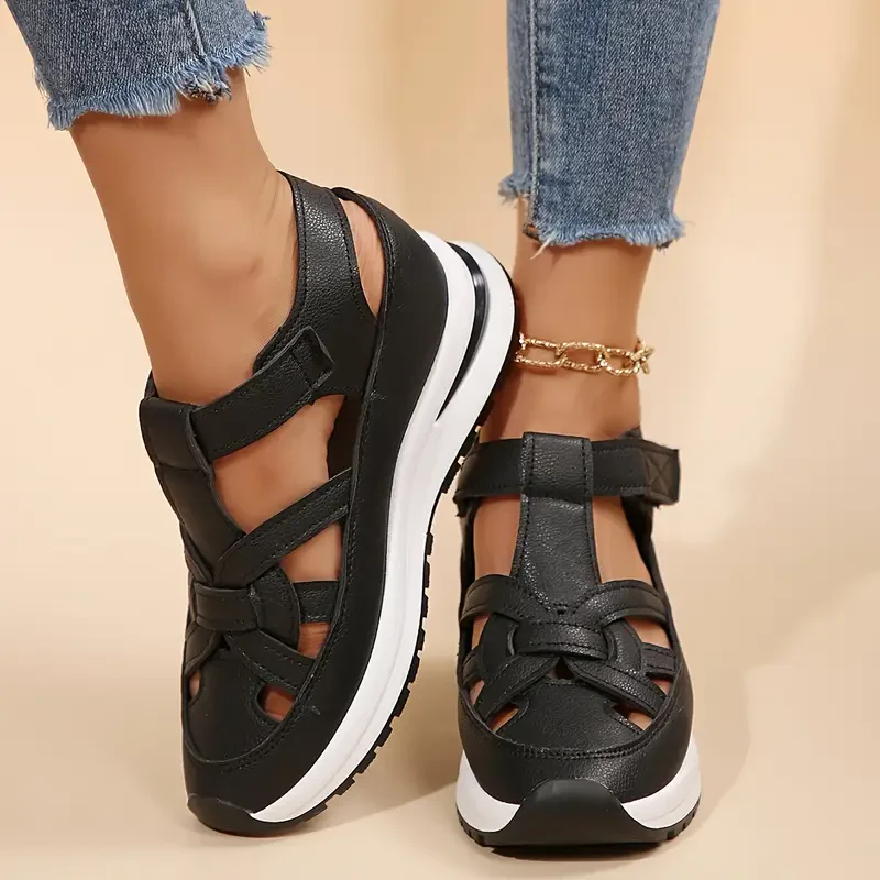 Women’s Soft Adjustable Sandals – Hook & Loop, Comfort Fit for Wide & Narrow Feet - Image 9
