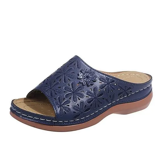 Last Day 49% OFF!!!|Women Leather Soft Footbed Sandals - Image 13